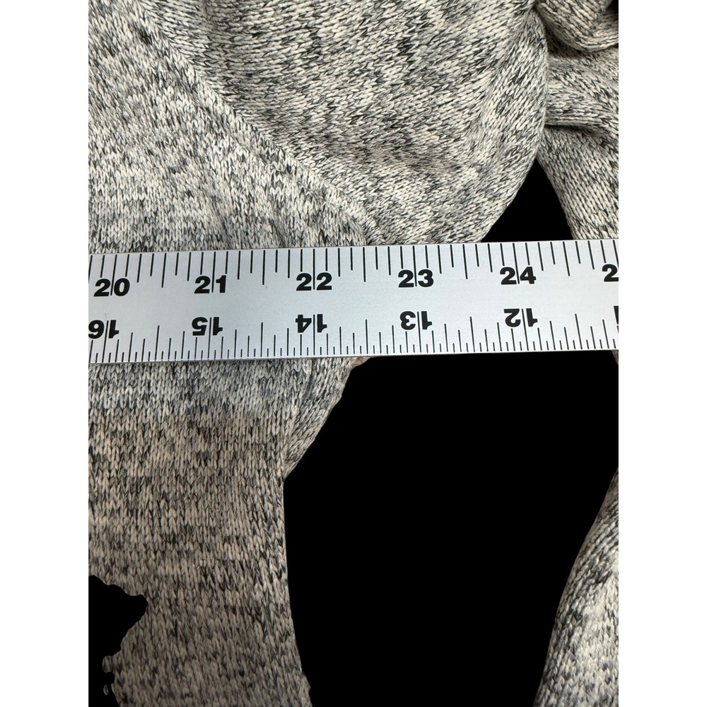 Eddie Bauer Sweater Fleece Jacket Women 2XL Grey Excellent Full Zip Mock Neck - Picture 5 of 16